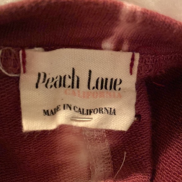 Tie dyed crop top from peach Lane. Size small. - Picture 5 of 6